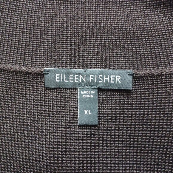 Eileen Fisher Silk Cotton Blend Cardigan - Picture 6 of 16